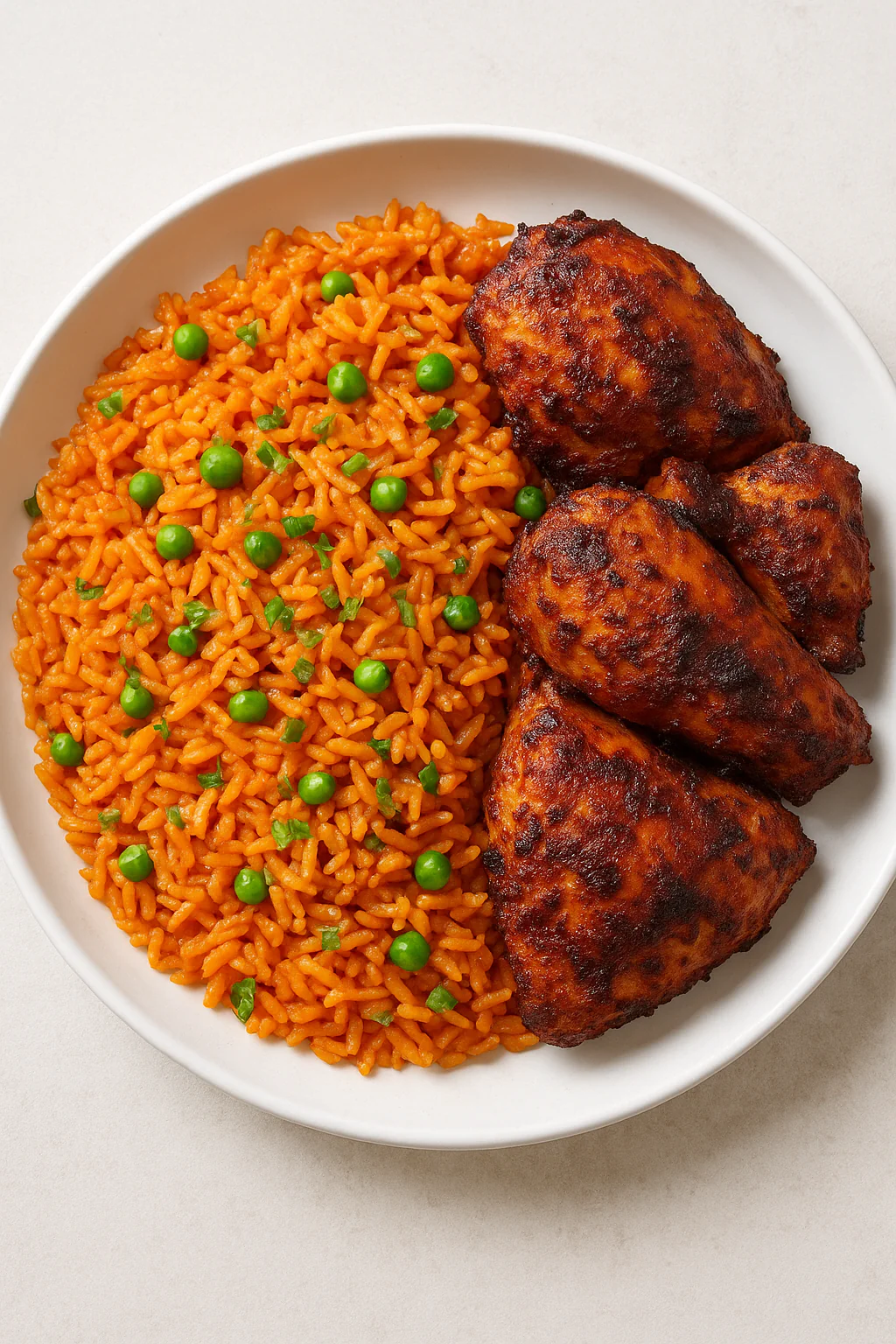 Jollof Rice + Grilled Chicken